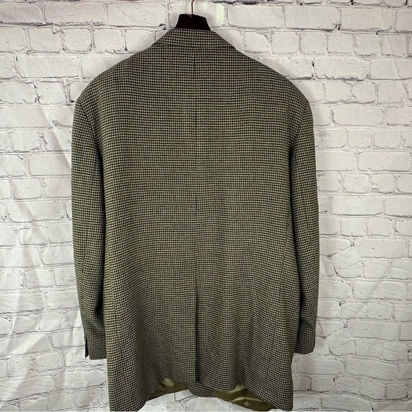 Oak Hall Men's Classic wool cashmere Blazer jacket sz 46L tall classic - Picture 2 of 9